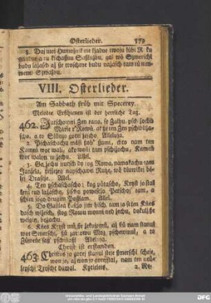 VIII. Osterlieder.