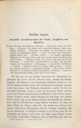 Die Abstammung des Menschen und die geschlechtliche Zuchtwahl, 2