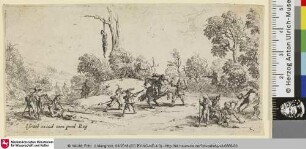[Der Überfall auf der Landstraße; Vol sur les grands chemins.]