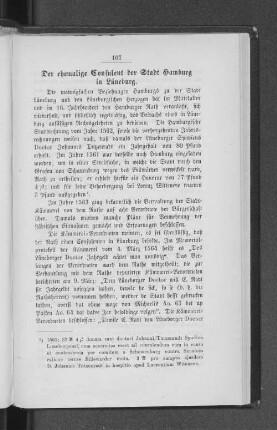 Der ehemalige Consulent der Stadt Hamburg in Lüneburg.