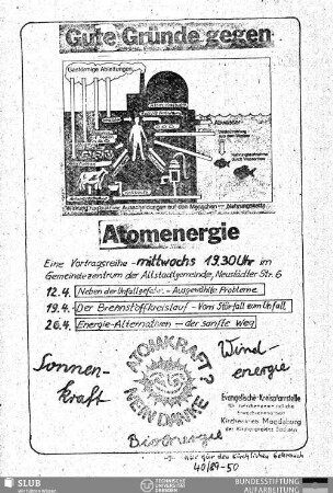 Gute Gründe gegen Atomenergie