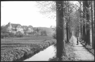 Königsbrück. Partie an der Promenade