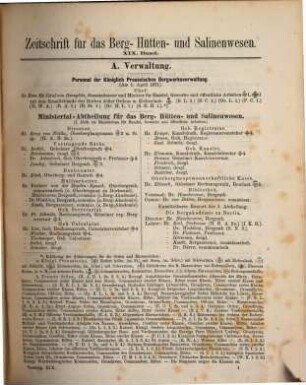 Zeitschrift für das Berg-, Hütten- und Salinenwesen im Deutschen Reich, 19. 1871