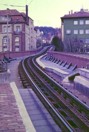 Stuttgart: Heslach: Bahnhof Marienplatz