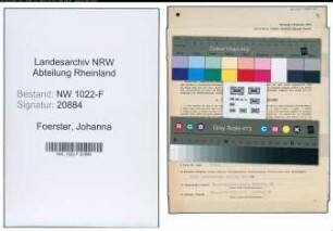 Entnazifizierung Johanna Foerster , geb. 07.08.1913 (Kontoristin)