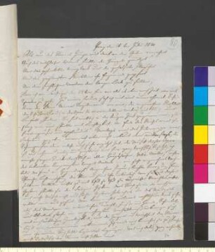 Brief von Zelter, Karl Friedrich an Goethe, Johann Wolfgang von