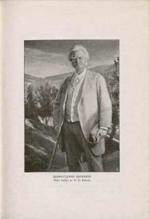 Bjørnstjerne Bjørnson. Efter maleri av P. S. Krøyer.