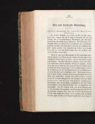 Ein und dreißigste Vorlesung