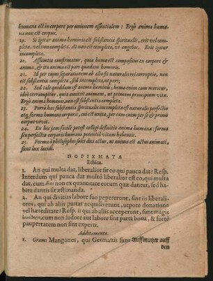 Additamenta.