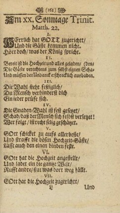 Am XX. Sonntage Trinit. Matth. 22.