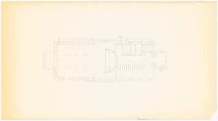 Theater im Schloss Charlottenburg, Berlin-Charlottenburg: Grundriss Untergeschoss ca. 1:100
