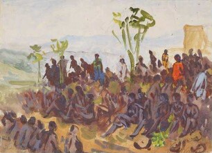Markt in Dschang : Eingeborener Markt in Dschang