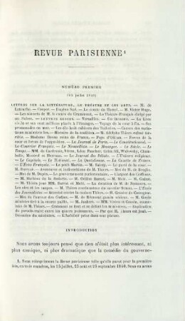 Revue parisienne