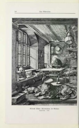 Albrecht Dürer. Hieronymus im Gehäus