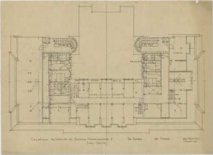 Döllgast, Hans; München, Maximiliansplatz 8; Börse - Grundriss 5. OG