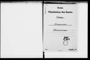 Kreisversammlungen im Landkreis Villingen