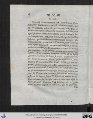 § XI - § XV.