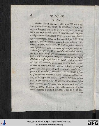 § XI - § XV.