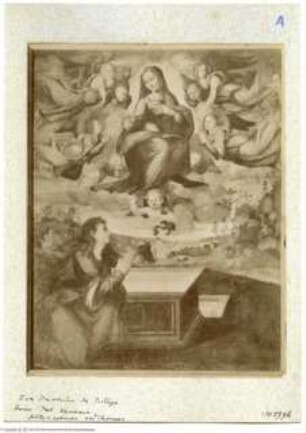 Maria erscheint dem heiligen Thomas (Madonna della Cintola) - Madonna della Cintola