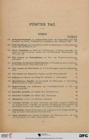 Varia (Nr. 703-733)