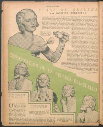Conservación de la belleza del cuello : Clase de belleza