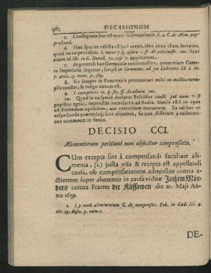 Decisio CCI. - Decisio CCC.