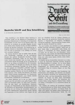 8: Deutsche Schrift und ihre Entwicklung