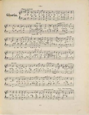 Lateinische Messe in F : für gem. 4stg. Chor mit Begl. d. Orgel ; für Stadt- u. Landchöre leicht ausführbar ; op. 14