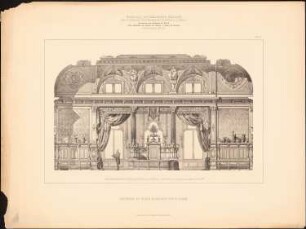 Kurhaus: Innenansicht (aus: Samml. architekt. Entwürfe d. Studierenden der TH Berlin, 1881-1882, hrsg.v. Herrmann Ende)