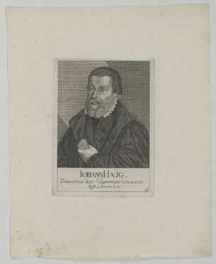 Bildnis des Iohann Haug