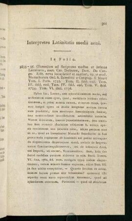 Interpretes Latinitatis medii aeui