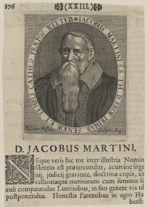Bildnis des Iacobus Martini