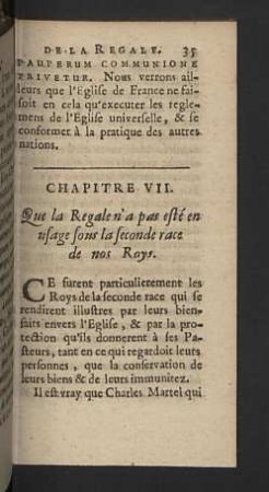 Chapitre VII. - Chapitre XII.