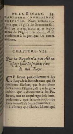 Chapitre VII. - Chapitre XII.