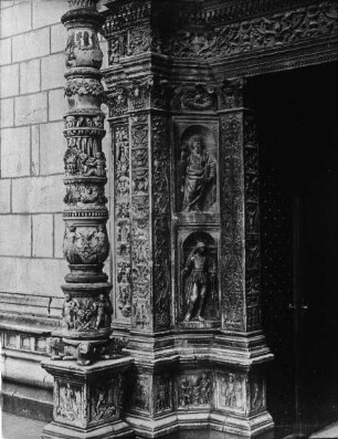 Como, Dom S. Maria Maggiore, Porta della Rana, Langhaus-Nordseite; Rodari, Tomaso