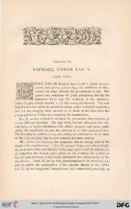 Chapter IV: Raphael under Leo X. (1513 - 1520)