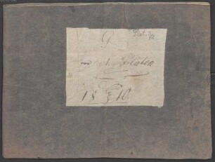 Nachlass von August Graf von Platen-Hallermünde (1796 - 1835) - BSB Plateniana, 3,2. August Graf von Platen-Hallermünde (1796 - 1835) Nachlass: Gedichte - BSB Plateniana 3.2