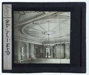 Oels, Schloss : Innenansicht, Saal