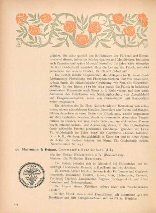 43. Haarmann & Reimer, Commandit-Gesellschaft. (III.)