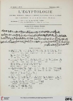 Heft 9 (Septembre 1874)