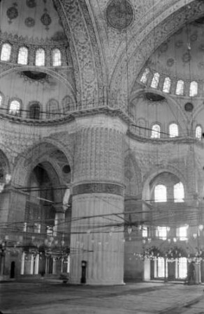Istanbul: Sultan-Ahmed-Moschee, innen