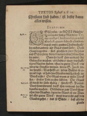Textus Ephes. 3. v. 19.