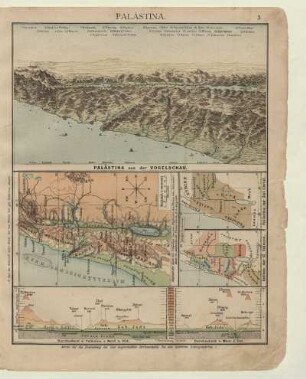 Palästina aus der Vogelschau