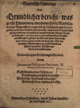 Bayerische Niederlag