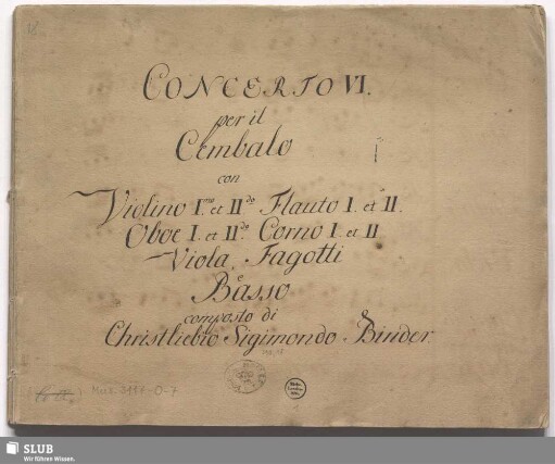 Concertos - Mus.3117-O-7 : cemb, orch : D