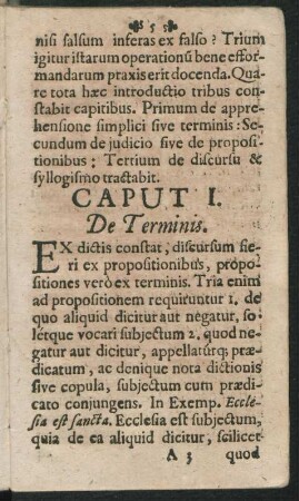 Caput I. De Terminis