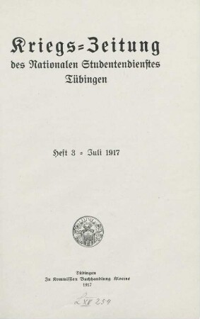 Heft 3, Juli 1917