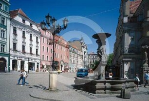 Atlas-Fontäne am Ring Schweidnitz