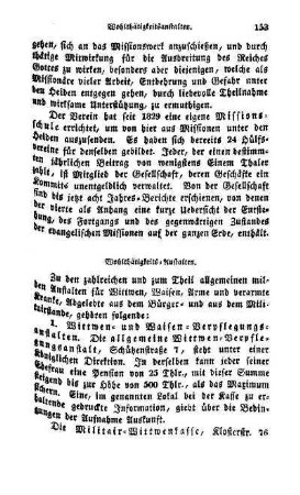 Wohlthätigkeits-Anstalten