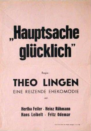 Hauptsache glücklich